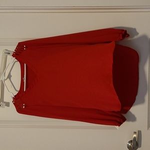 Red blouse